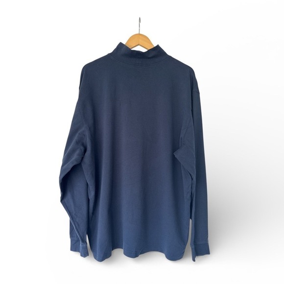 Mens L.L.Bean Navy Cotton Turtleneck XXl - Picture 3 of 5